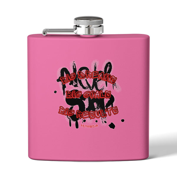 Flask, Hustle Mode - Stainless Steel 6oz (Big Dreams)