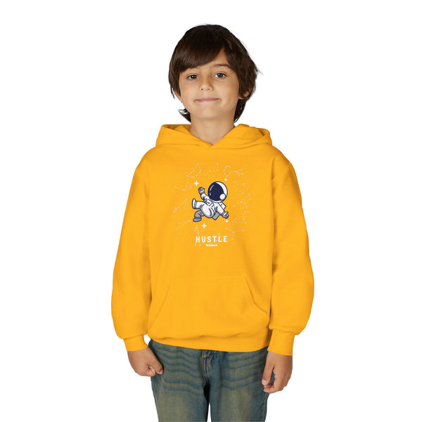 Hustle Mode (Kids) Youth Heavy Blend Hooded Hoodie - Astronaut