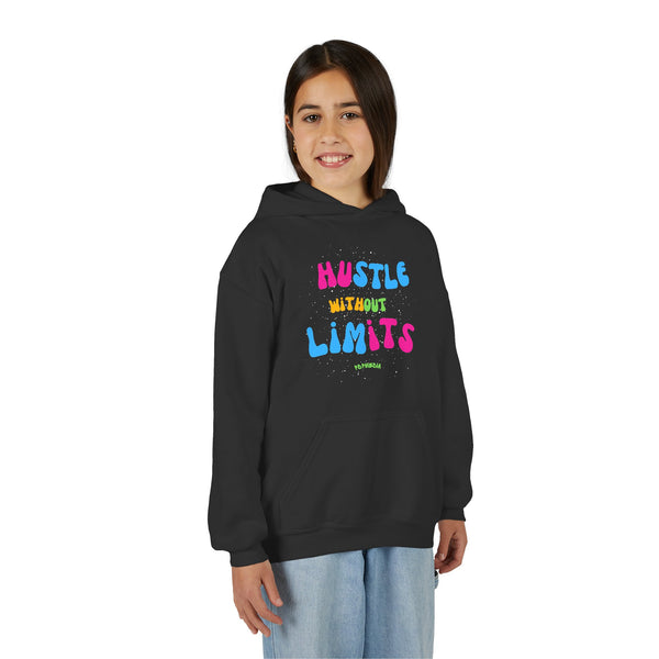 Hustle Mode Youth Heavy Blend Hooded Hoodie - Hustle Without Limits
