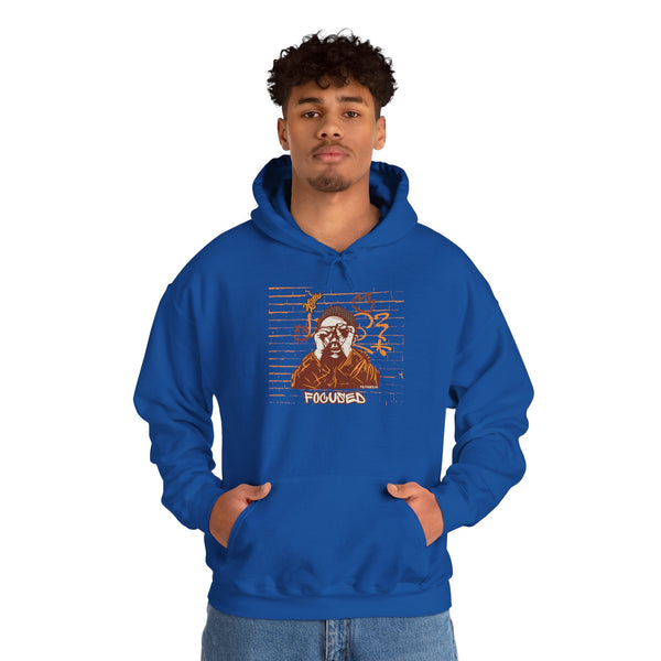 Hustle Mode Hoodie - Focused Brown Crown