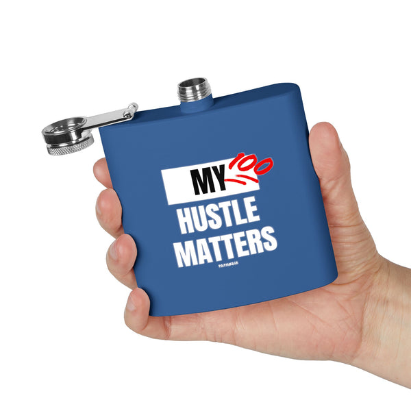 Flask, Hustle Mode - Stainless Steel 6oz (My Hustle Matters)