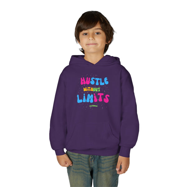 Hustle Mode Youth Heavy Blend Hooded Hoodie - Hustle Without Limits