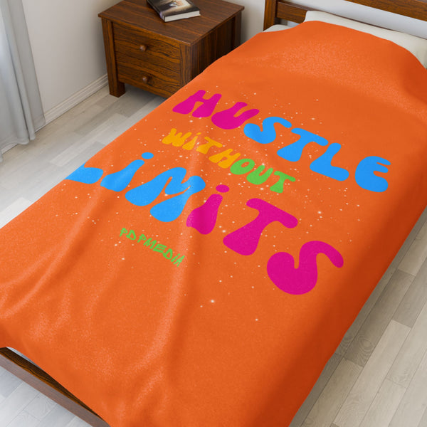 Hustle Mode Plush Blanket - Hustle Without Limits