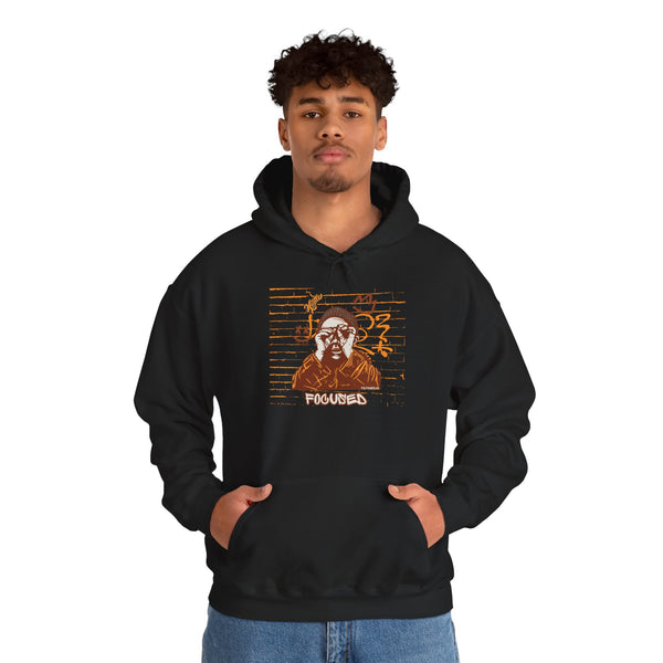 Hustle Mode Hoodie - Focused Brown Crown