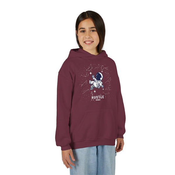 Hustle Mode (Kids) Youth Heavy Blend Hooded Hoodie - Astronaut