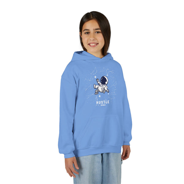 Hustle Mode (Kids) Youth Heavy Blend Hooded Hoodie - Astronaut