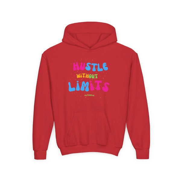 Hustle Mode Youth Heavy Blend Hooded Hoodie - Hustle Without Limits