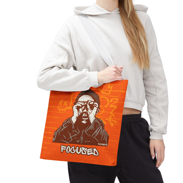 Hustle Mode Tote Bag - Focused Yellow Crown