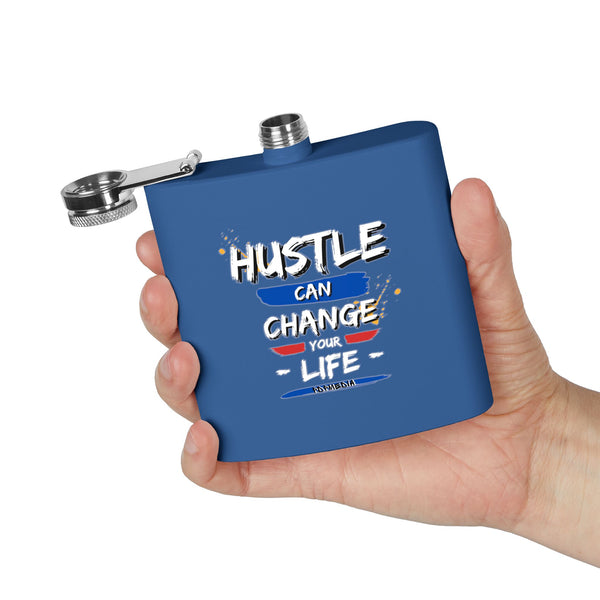 Flask, Hustle Mode - Stainless Steel 6oz (Change Your Life)