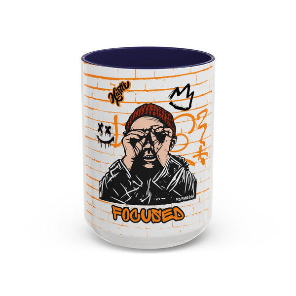 Hustle Mode Coffee Mug - Focused Black Crown (11, 15oz) (Gift)