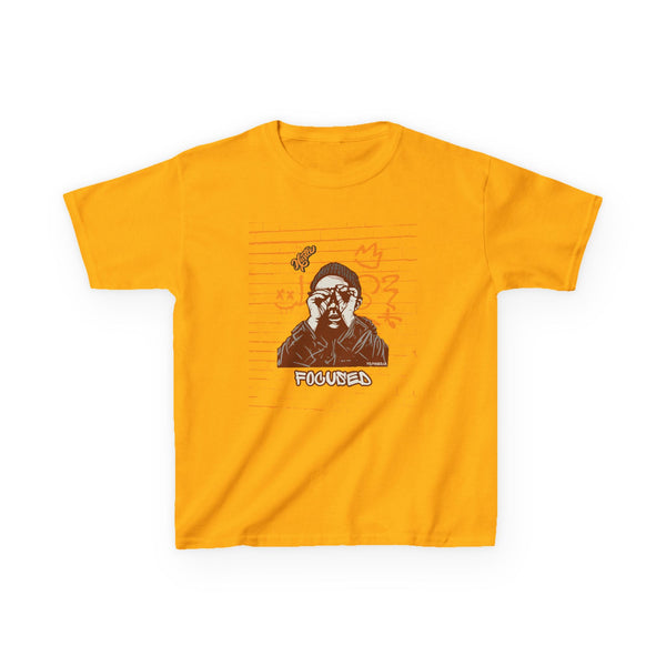 Kids Hustle Mode Tee - Focused