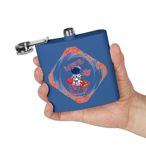 Flask, Hustle Mode - Stainless Steel 6oz (Level Up)