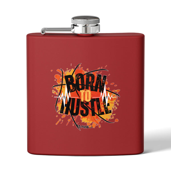Flask, Hustle Mode - Stainless Steel 6oz (Born To Hustle)