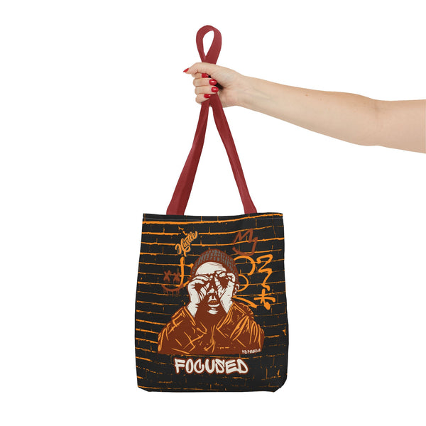 Hustle Mode Tote Bag - Focused Brown Crown