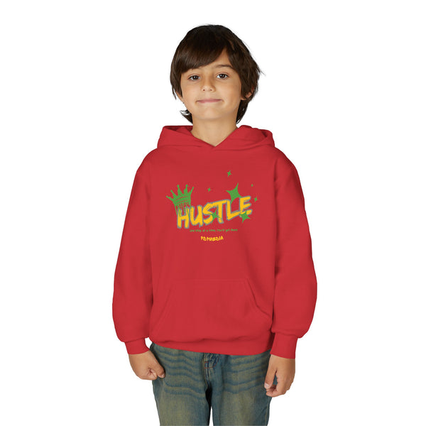 Hustle Mode (Kids) Youth Heavy Blend Hooded Hoodie - King Hustle