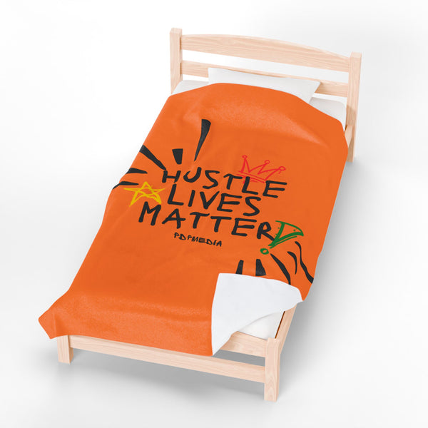 Hustle Mode Plush Blanket - Hustle Lives Matter