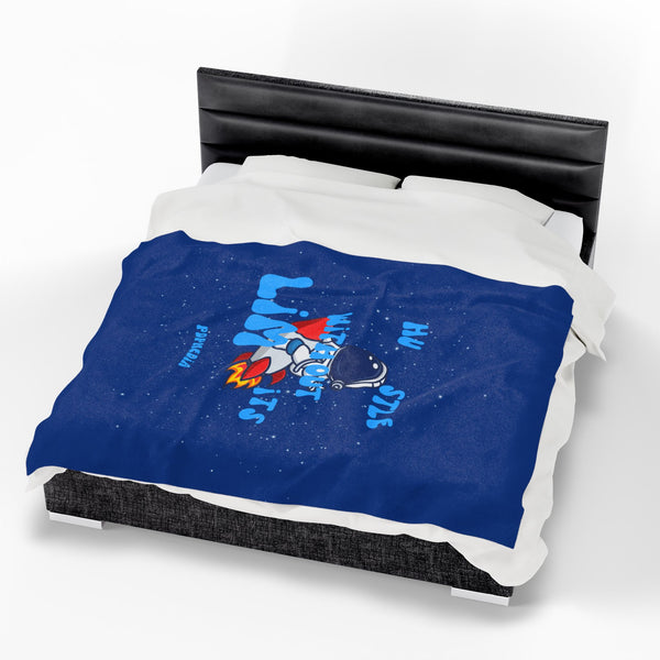 Hustle Mode Plush Blanket - Without Limits