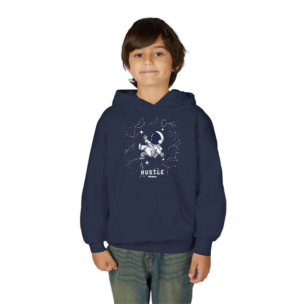 Hustle Mode (Kids) Youth Heavy Blend Hooded Hoodie - Astronaut