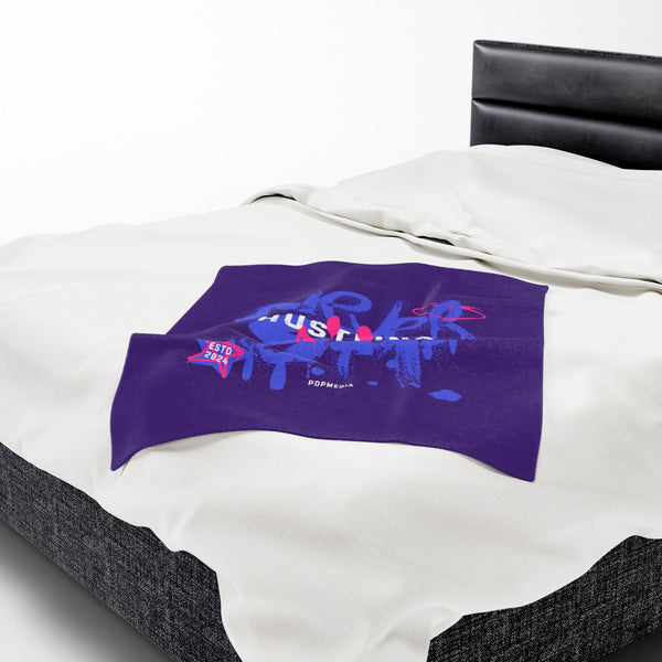 Hustle Mode Plush Blanket - Never Stop