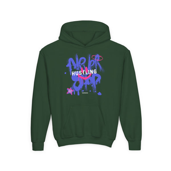 Hustle Mode (Kids) Youth Heavy Blend Hooded Hoodie - Never Stop