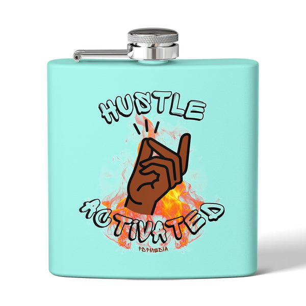 Flask, Hustle Mode - Stainless Steel 6oz (Hustle Activated)