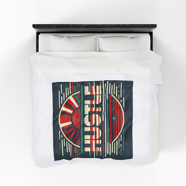Hustle Mode Plush Blanket - Retro Sports