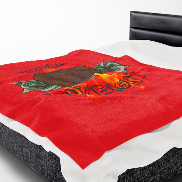Hustle Mode Plush Blanket - Hustling 25/Eight