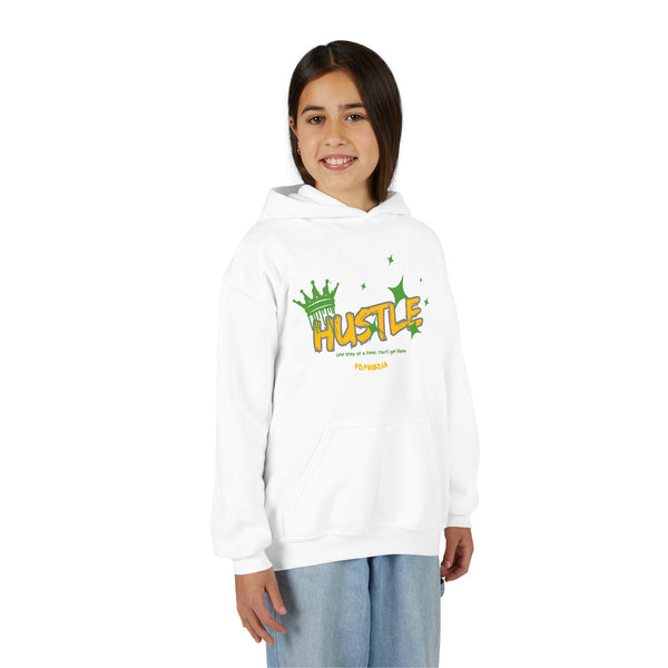 Hustle Mode (Kids) Youth Heavy Blend Hooded Hoodie - King Hustle