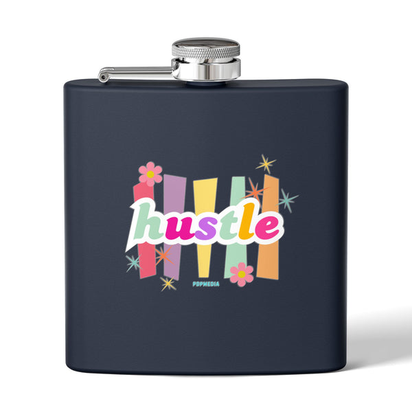 Flask, Hustle Mode - Stainless Steel 6oz (Pastel Hustle)