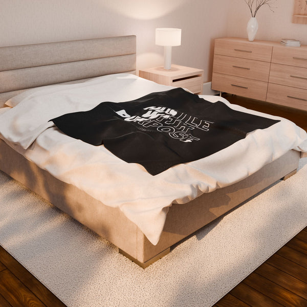 Hustle Mode Plush Blanket - Hustle With Purpose