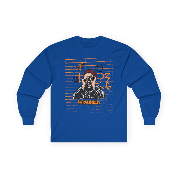 Hustle Mode Long Sleeve - Focused Black Crown