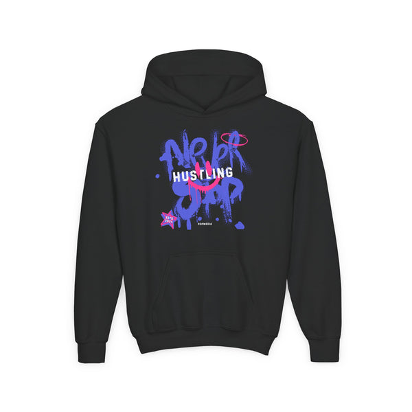 Hustle Mode (Kids) Youth Heavy Blend Hooded Hoodie - Never Stop