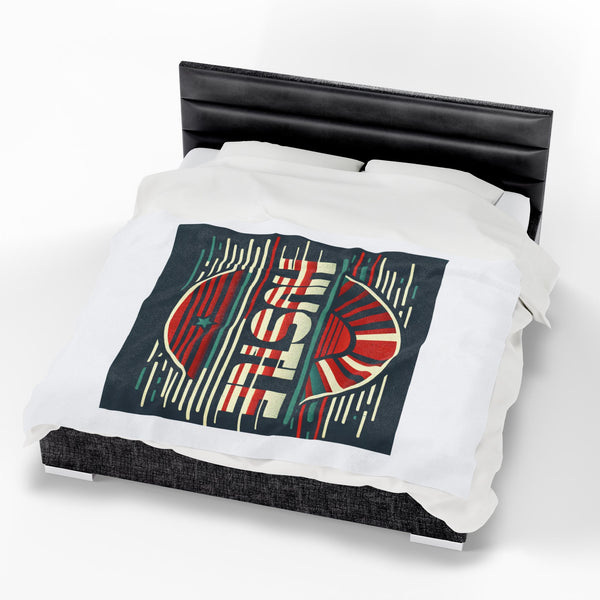 Hustle Mode Plush Blanket - Retro Sports