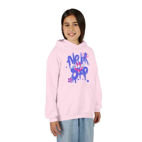 Hustle Mode (Kids) Youth Heavy Blend Hooded Hoodie - Never Stop