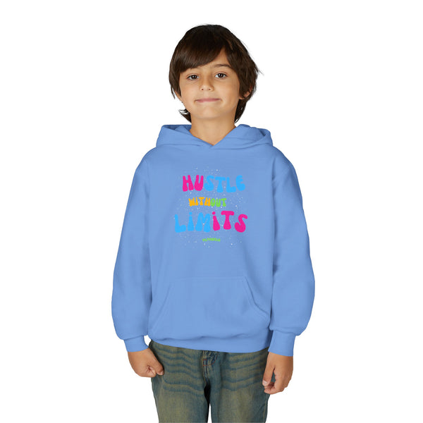 Hustle Mode Youth Heavy Blend Hooded Hoodie - Hustle Without Limits