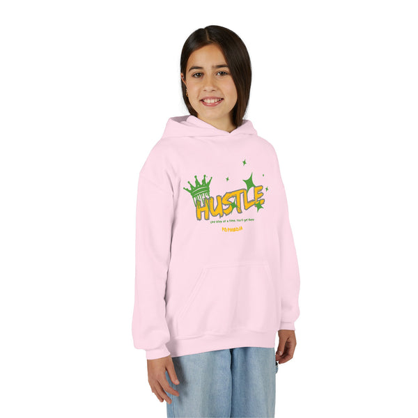 Hustle Mode (Kids) Youth Heavy Blend Hooded Hoodie - King Hustle
