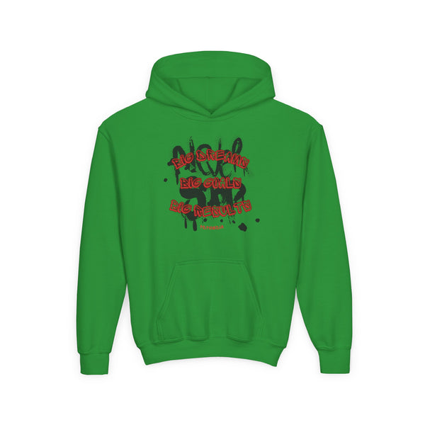 Hustle Mode (Kids) Youth Heavy Blend Hooded Hoodie - Big Dreams