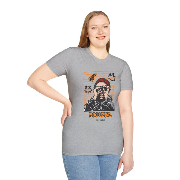 Hustle Mode Tee - Focused Black Crown