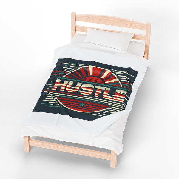 Hustle Mode Plush Blanket - Retro Sports