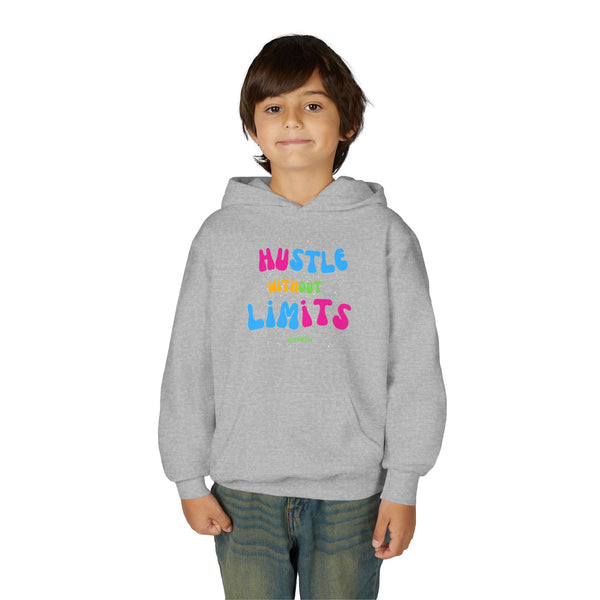 Hustle Mode Youth Heavy Blend Hooded Hoodie - Hustle Without Limits
