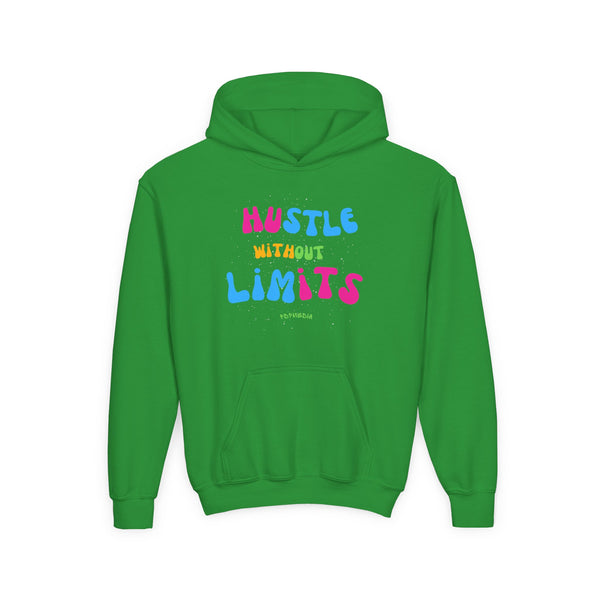 Hustle Mode Youth Heavy Blend Hooded Hoodie - Hustle Without Limits