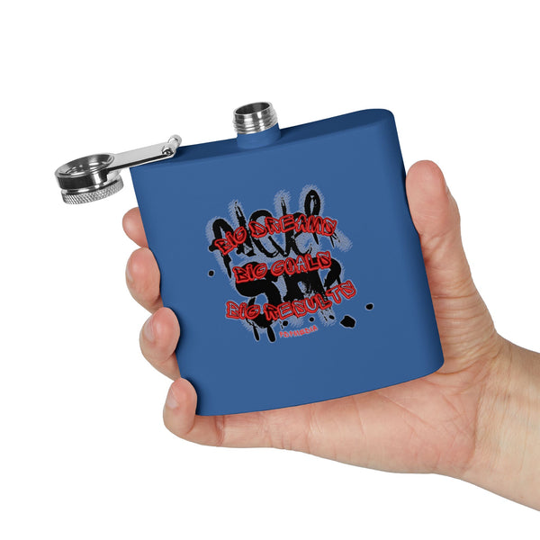 Flask, Hustle Mode - Stainless Steel 6oz (Big Dreams)