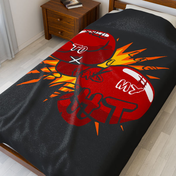 Hustle Mode Plush Blanket - All My Life