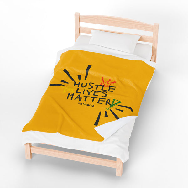 Hustle Mode Plush Blanket - Hustle Lives Matter