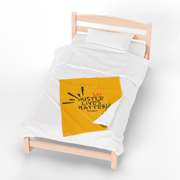 Hustle Mode Plush Blanket - Hustle Lives Matter