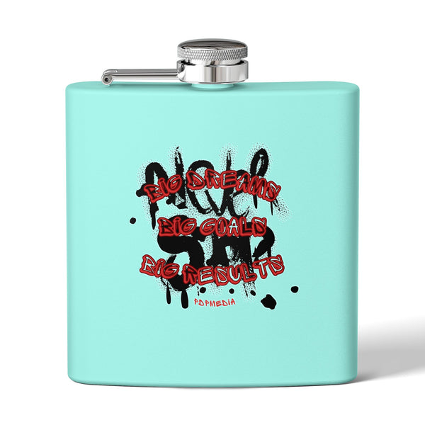 Flask, Hustle Mode - Stainless Steel 6oz (Big Dreams)