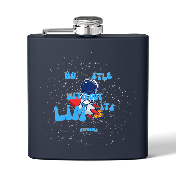 Flask, Hustle Mode - Stainless Steel 6oz (Hustle Without Limits)