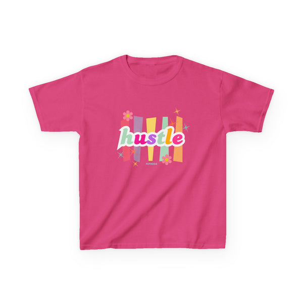 Kids Hustle Mode Tee - Pastel Hustle