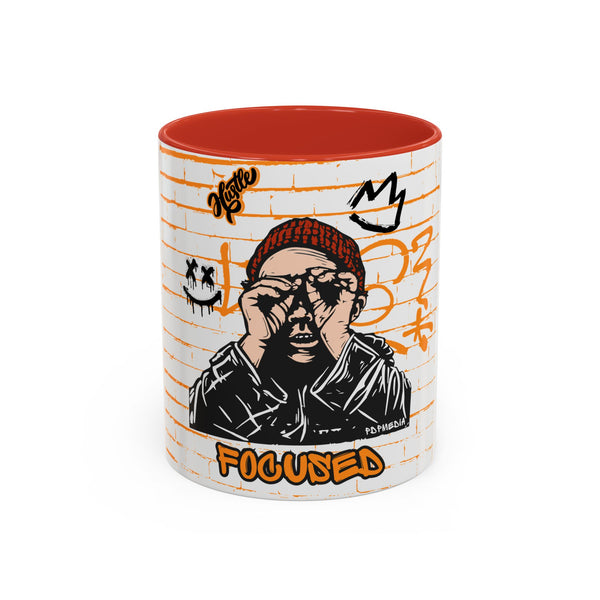 Hustle Mode Coffee Mug - Focused Black Crown (11, 15oz) (Gift)