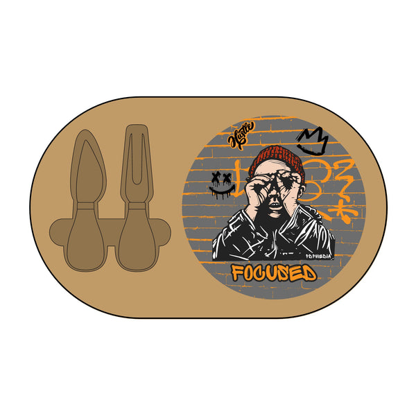 Charcuterie Board - Focused B (Engraving) - Hosting Experience Upgrade Acacia Wood Slate Cheese Lovers Entertaining Statement Piece